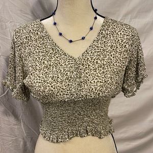 Blouse crop top